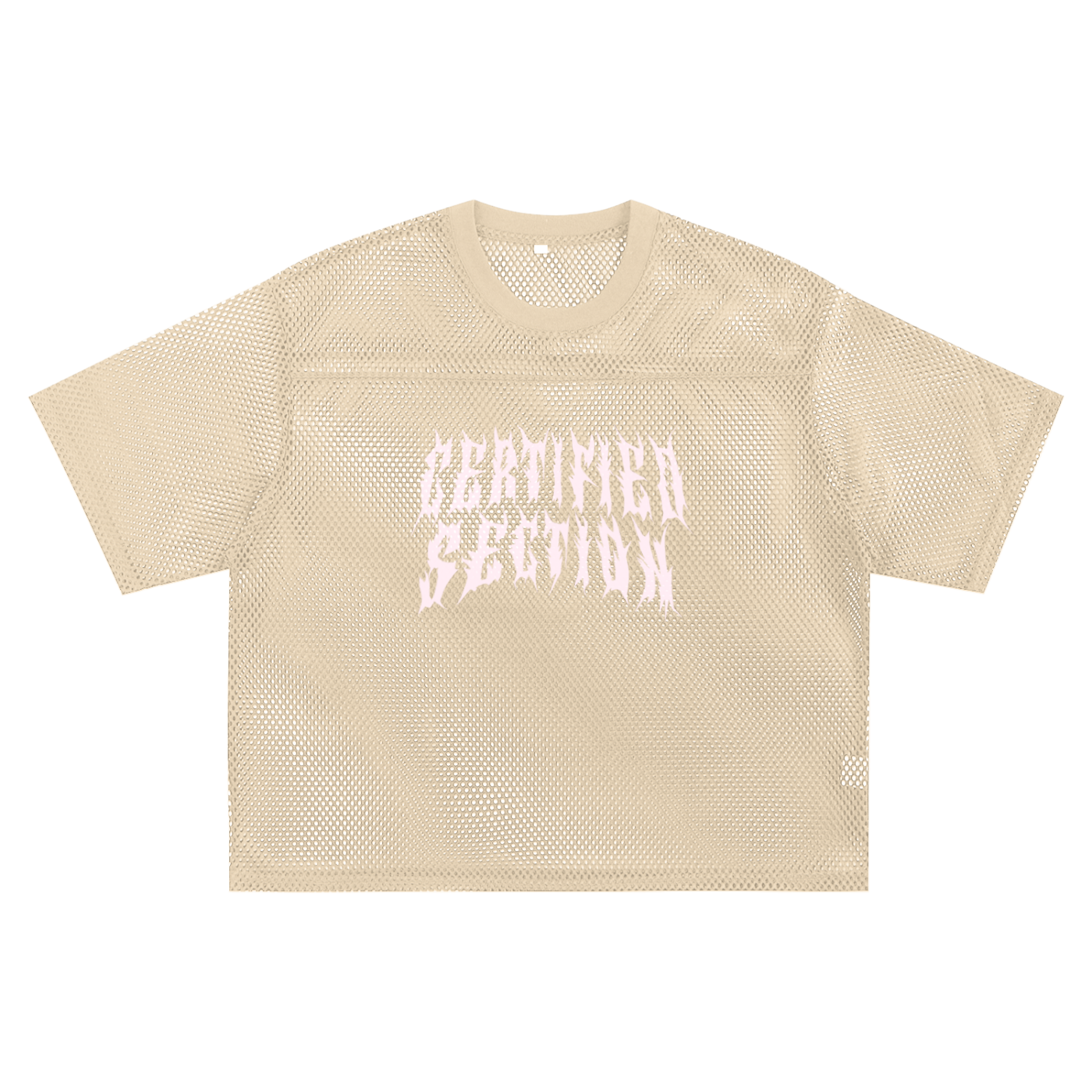 Certified Reaper See-through Boxy Net T-shirt