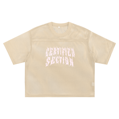 Certified Reaper See-through Boxy Net T-shirt