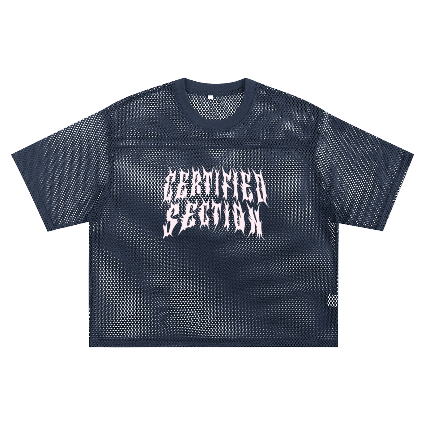Certified Reaper See-through Boxy Net T-shirt
