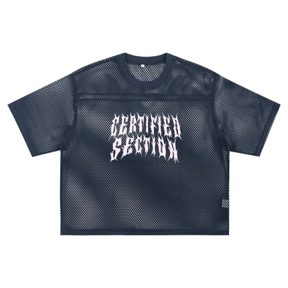 Certified Reaper See-through Boxy Net T-shirt