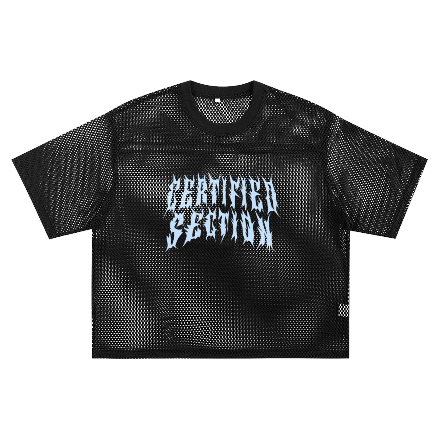 Certified Reaper See-through Boxy Net T-shirt