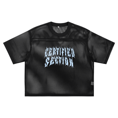 Certified Reaper See-through Boxy Net T-shirt