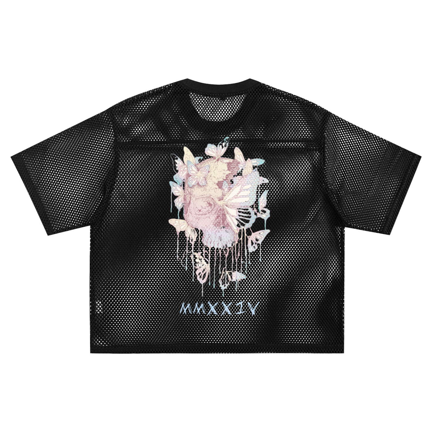 Certified Reaper See-through Boxy Net T-shirt