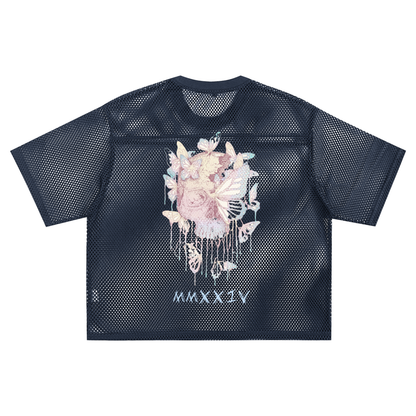 Certified Reaper See-through Boxy Net T-shirt