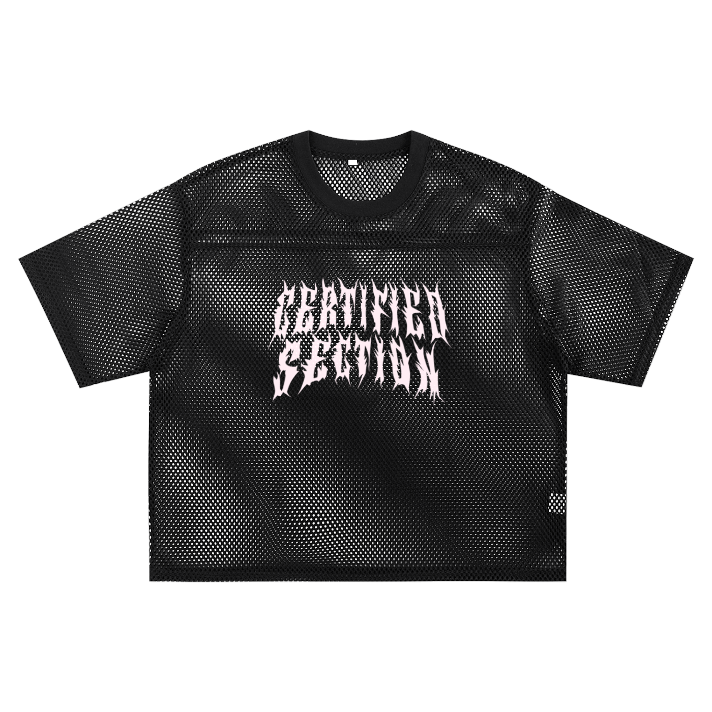 Certified Reaper See-through Boxy Net T-shirt