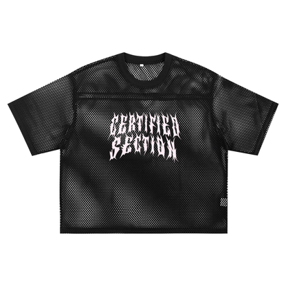 Certified Reaper See-through Boxy Net T-shirt