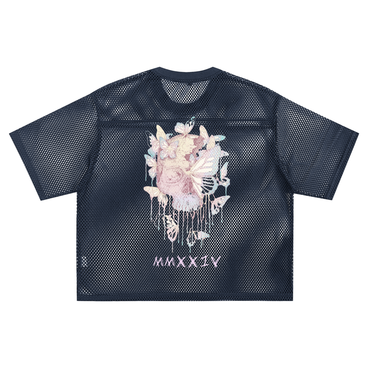 Certified Reaper See-through Boxy Net T-shirt