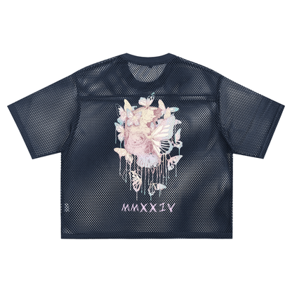 Certified Reaper See-through Boxy Net T-shirt